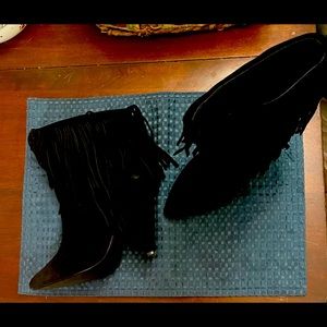 Steve Madden Fringed High Heel Bootie